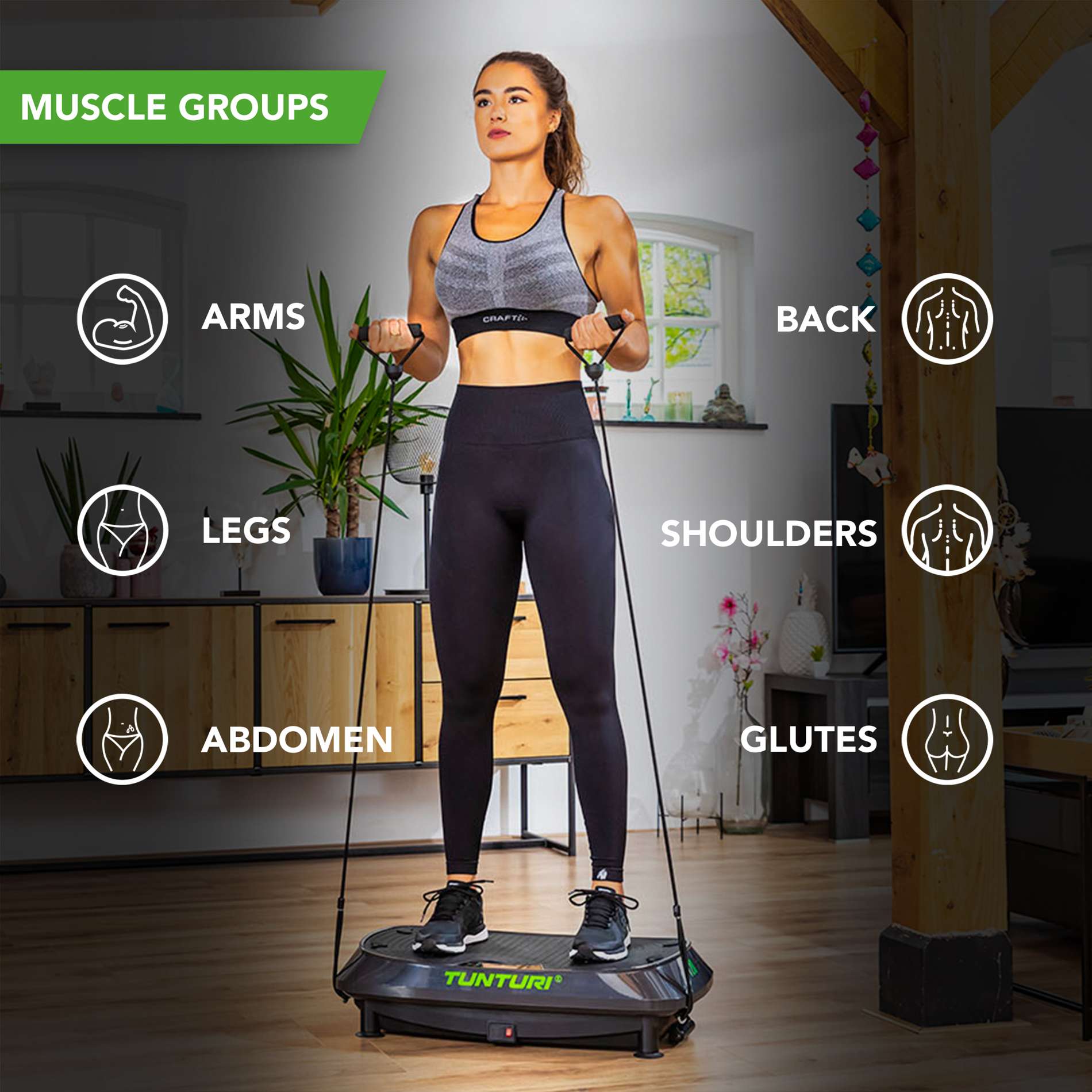 Виброплатформа Tunturi Cardio Fit V20 19TCFV2000