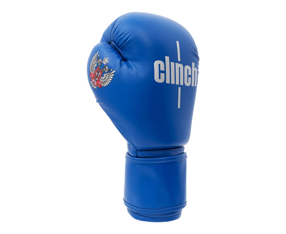 Боксерские перчатки Clinch Olimp синие C111 12 oz
