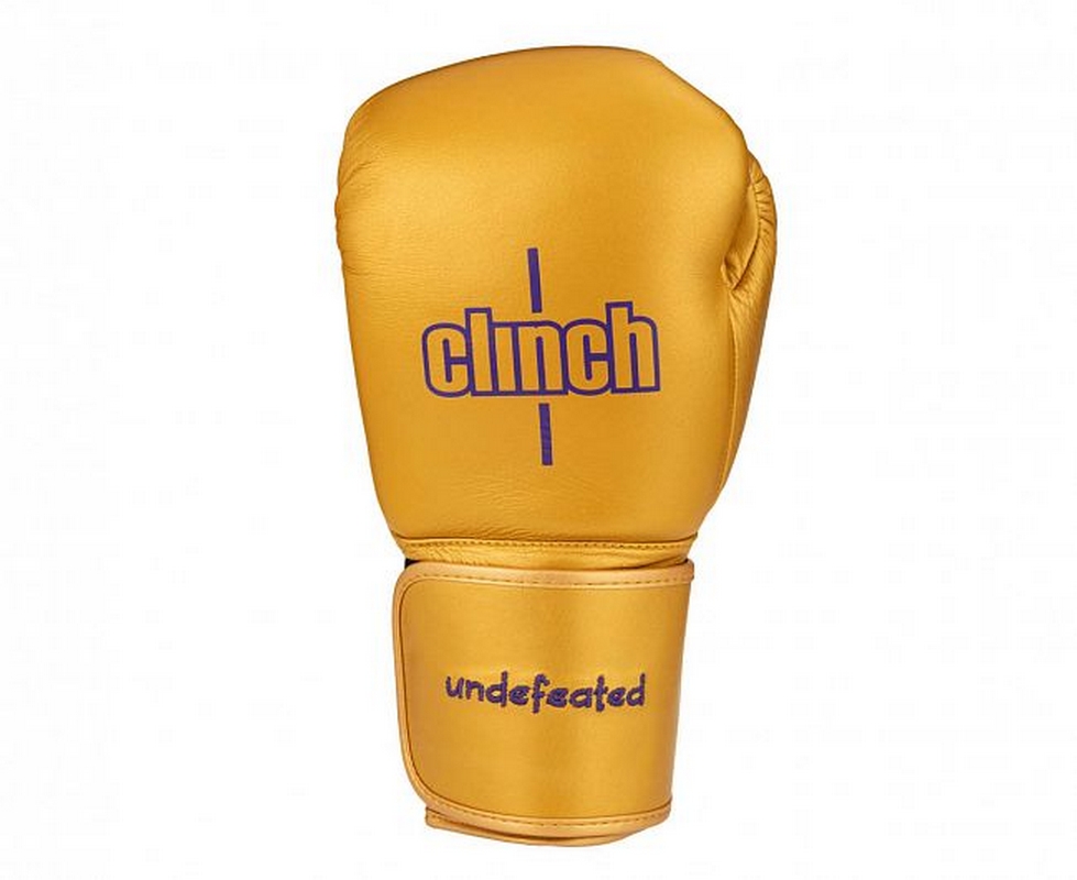 Перчатки боксерские Clinch Undefeated C161 золотой