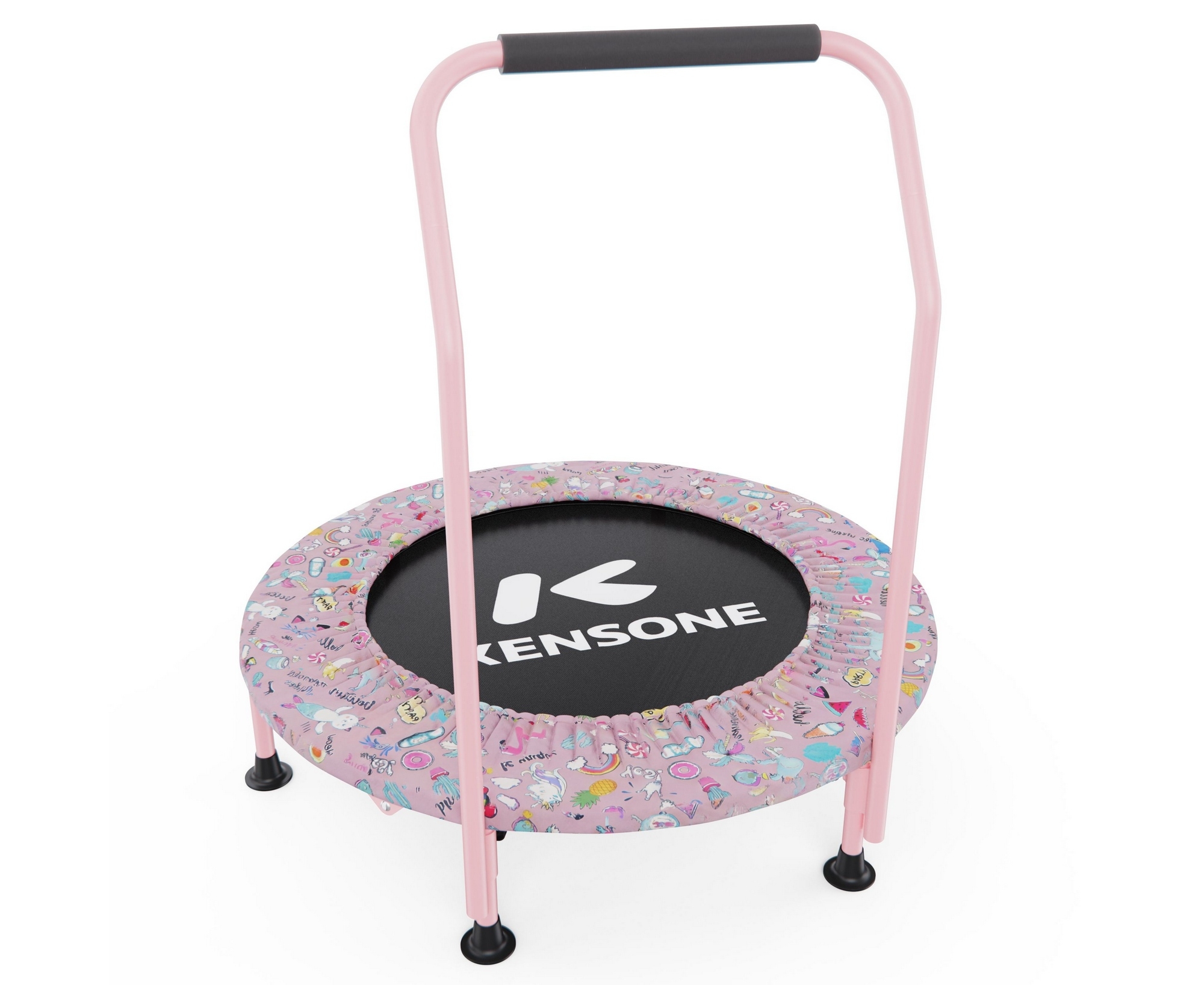 Детский батут с поручнем 36" DFC KENSONE BSD-KT-U bar-Pink