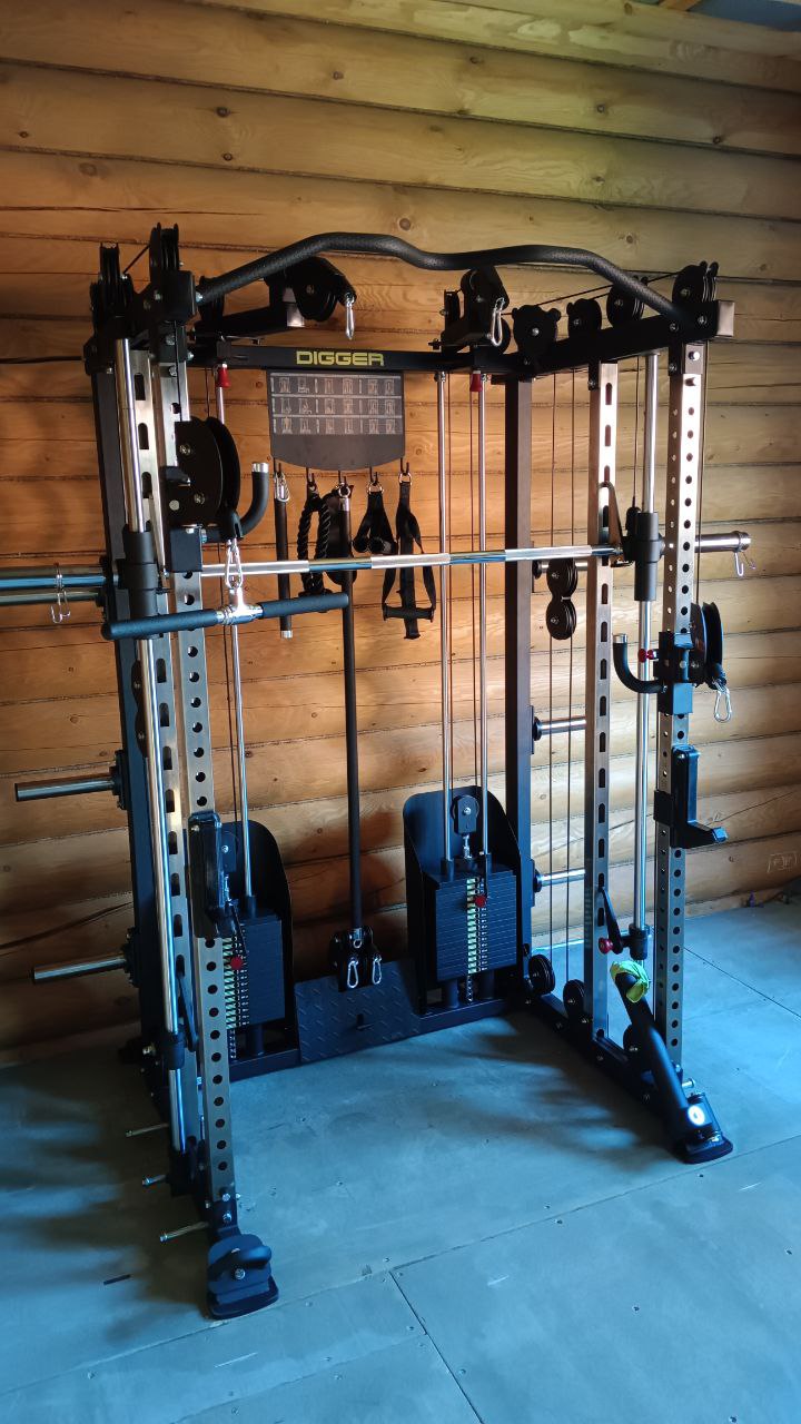 Мультикомплекс с машиной Смита Hasttings Digger HD005-7 | Premium Fitness