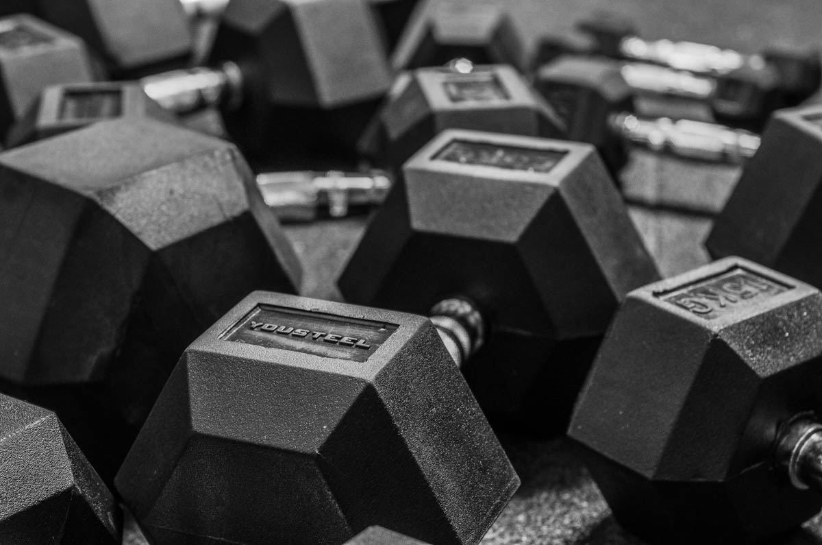 Гантель гексагональная 10кг YouSteel