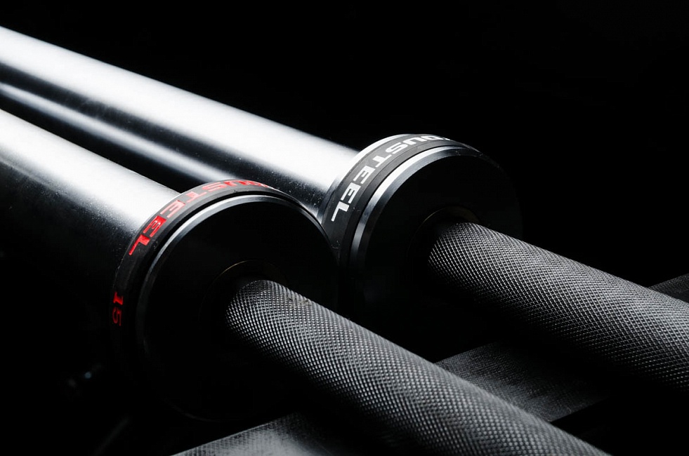 Гриф YouSteel Training Bar XF-15, 15кг, длина 2010мм, D25мм, bushing, черный оксид + хром