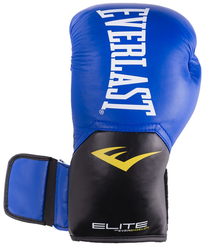 Перчатки боксерские Everlast Elite ProStyle P00001242, 12oz, к/з, синий