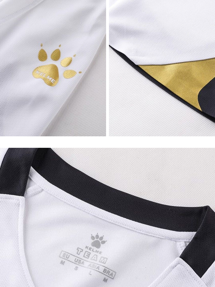 Футбольная форма Kelme Short-Sleeved Football Suit 8151ZB1004-100 White\Black
