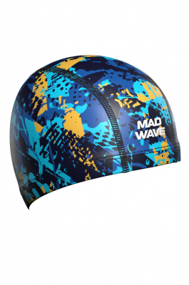 Текстильная шапочка Mad Wave Lycra printed M0527 03 0 04W синий