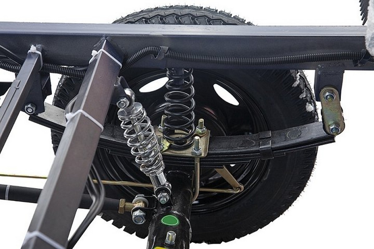 Грузовой электрический трицикл RuTrike D4 1800 60V1200W 021494-1982 темно-серый