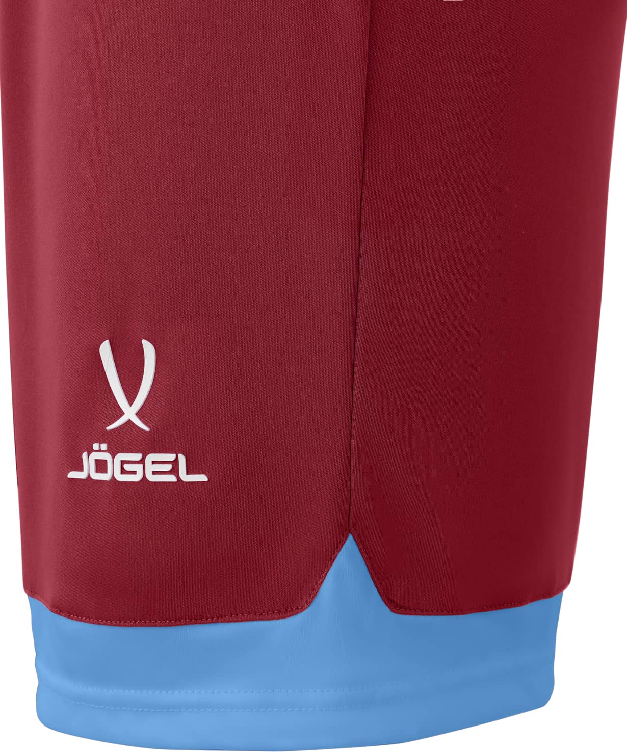 Шорты игровые Jogel DIVISION PerFormDRY Union Shorts, гранатовый-голубой-белый