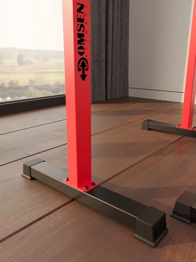 Брусья напольные хайлетсы Domsen Fitness Ds48 RED