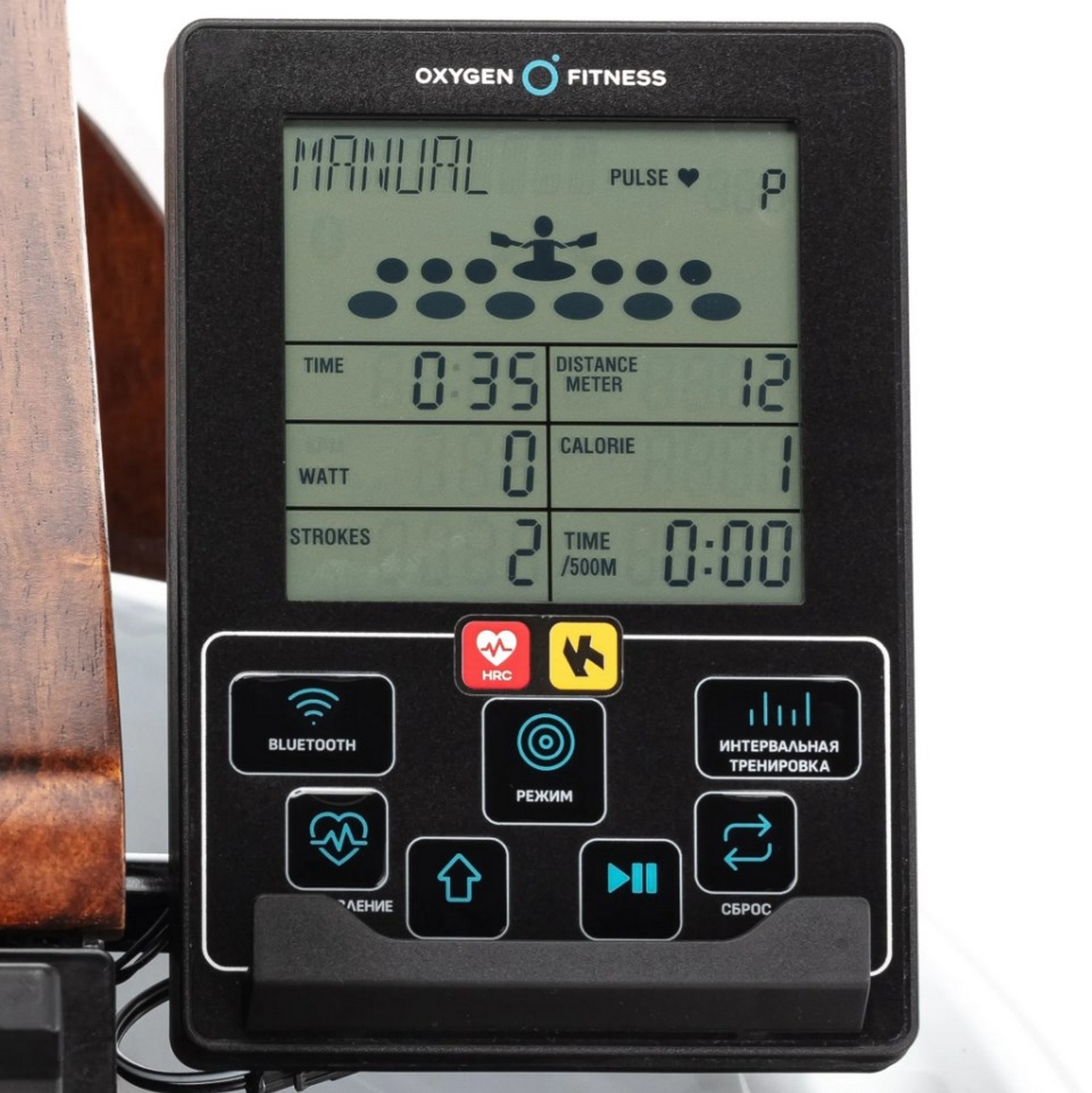 Гребной тренажер домашний Oxygen Fitness WOOD ROWER Q1