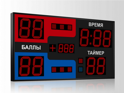 Табло для самбо Импульс 718-D18x9-D8x3-S8-P1