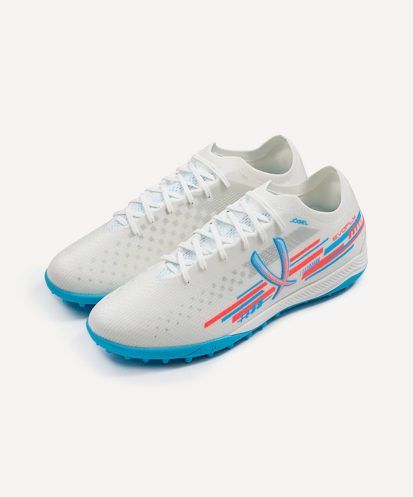 Бутсы многошиповые Jogel Evofly TF PRO White\blue