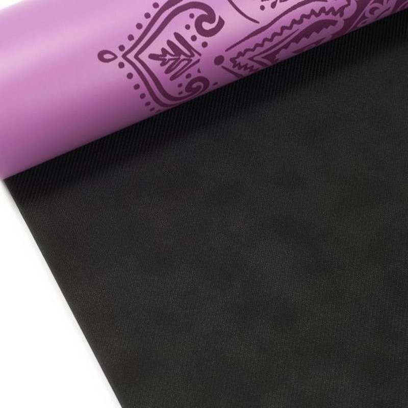 Коврик для йоги 185x68x0,4см Inex Yoga PU Mat полиуретан c гравировкой HG\PUMAT-PR158\18-68-04 фиолетовый