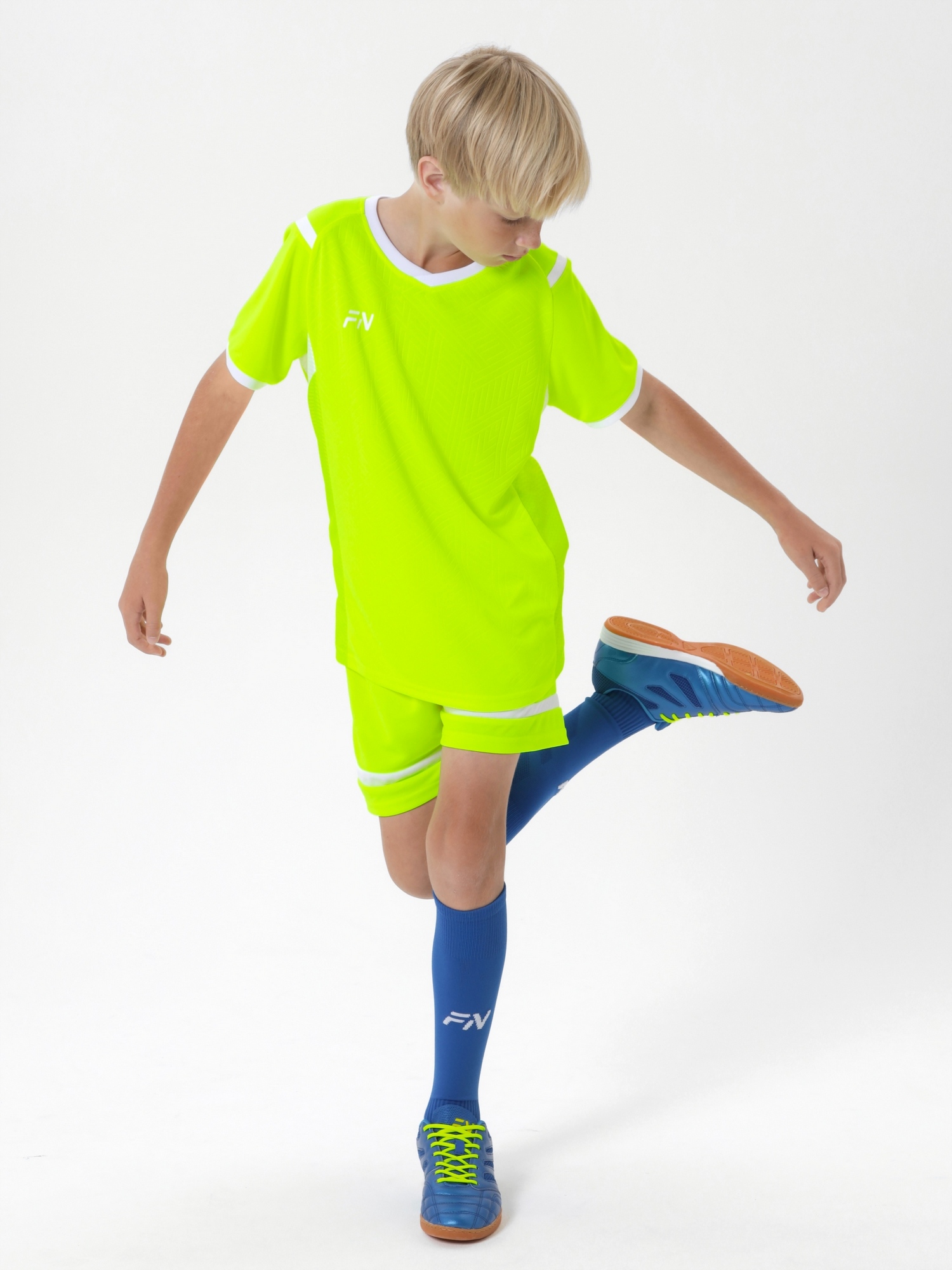 Детская футбольная форма FN Spirit Kid KFN4261018-918 Neon\White