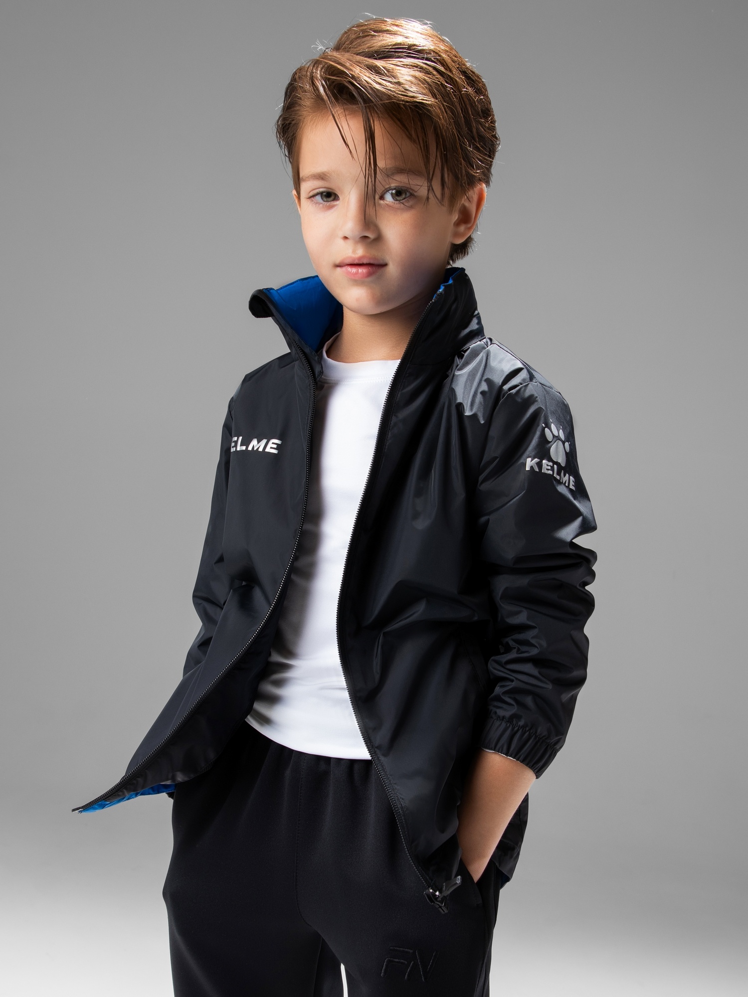 Детская ветровка Kelme Children's Raincoat 3803241-000 Black