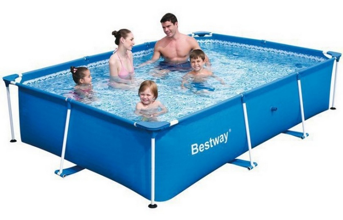 Бассейн прямоугольный на стойках 259х170х61 см Bestway 56403