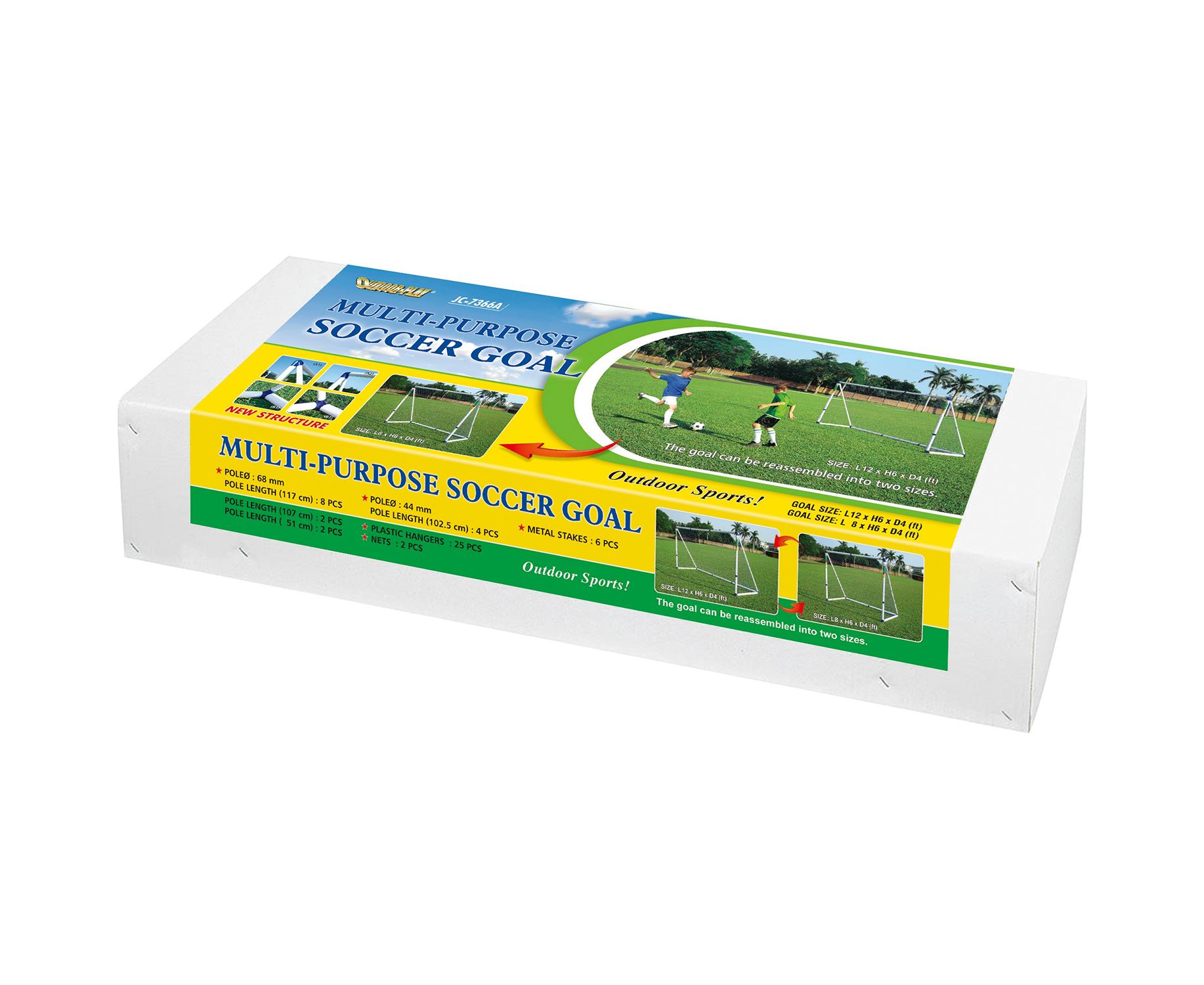 Ворота игровые 12 & 8 f DFC Multi-Purpose GOAL7366A