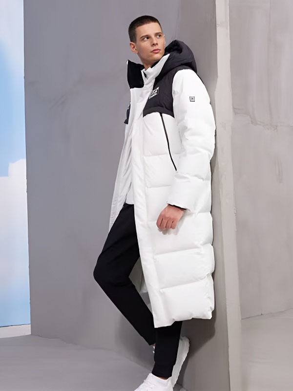 Пуховик Kelme Long Down Jacket 8261YR1013-100 White