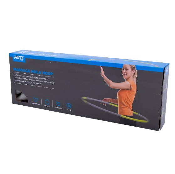 Обруч массажный 1.2 кг, 100см PRCTZ MASSAGE HULA HOOP PW5275
