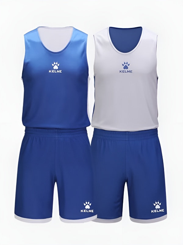 Баскетбольная форма Kelme Double-Sided Basketball Uniform 8152LB1004-409 Blue\White