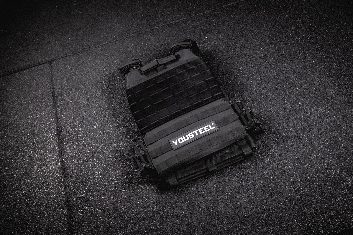 Жилет утяжелитель c плитами, 6 кг YouSteel