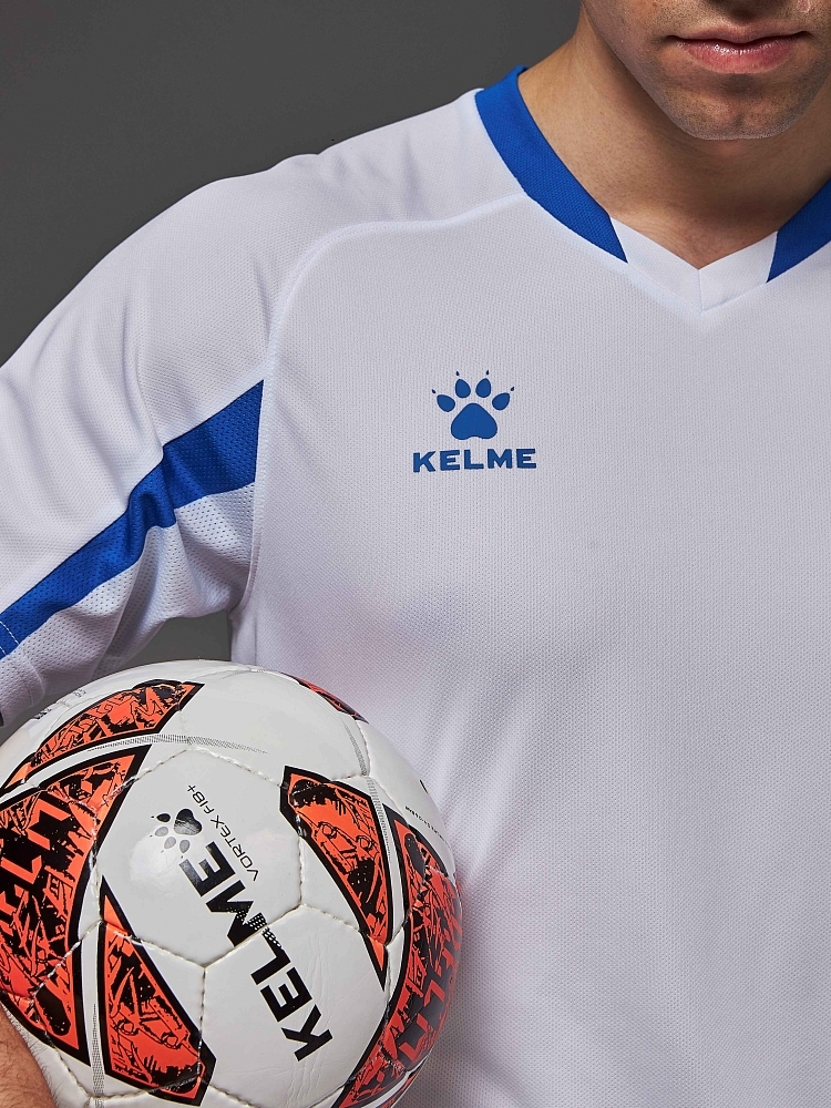 Футбольная форма Kelme Short-Sleeved Football Suit 8251ZB1002-100 White\Blue