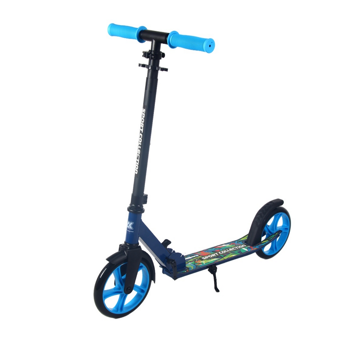 Самокат 200мм Sport Collection CK-SA200-3 blue (фонарь и наклейка в подарок)