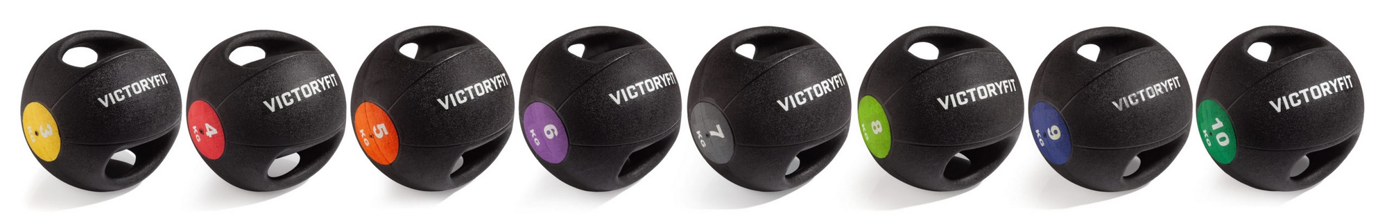 Медбол с хватом 3 кг VictoryFit VF-MBB030