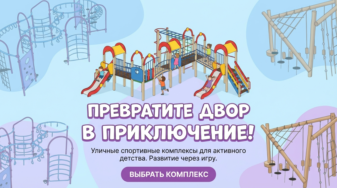 Детские игровые комплексы для улицы