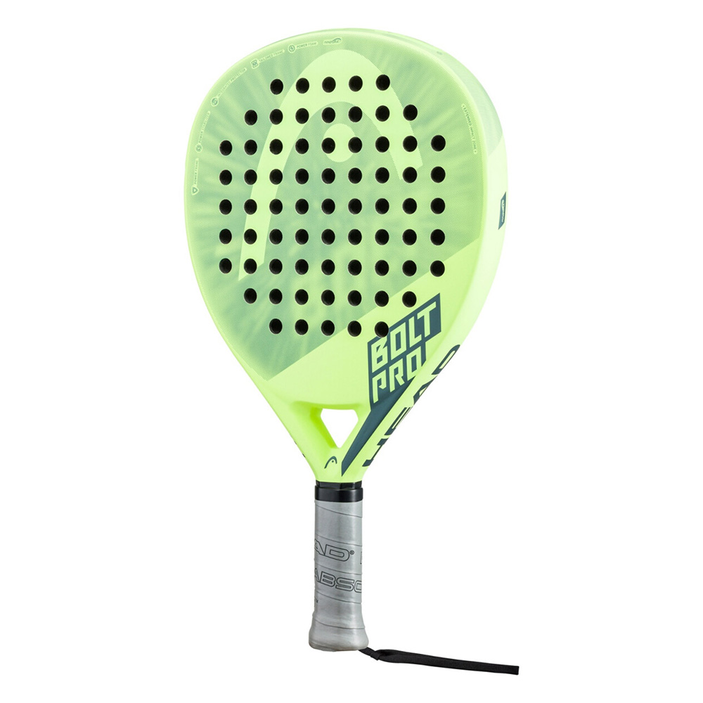 Ракетка для падела, для начинающих, стекловолокно Head Bolt Pro 2023 226213 лаймовый