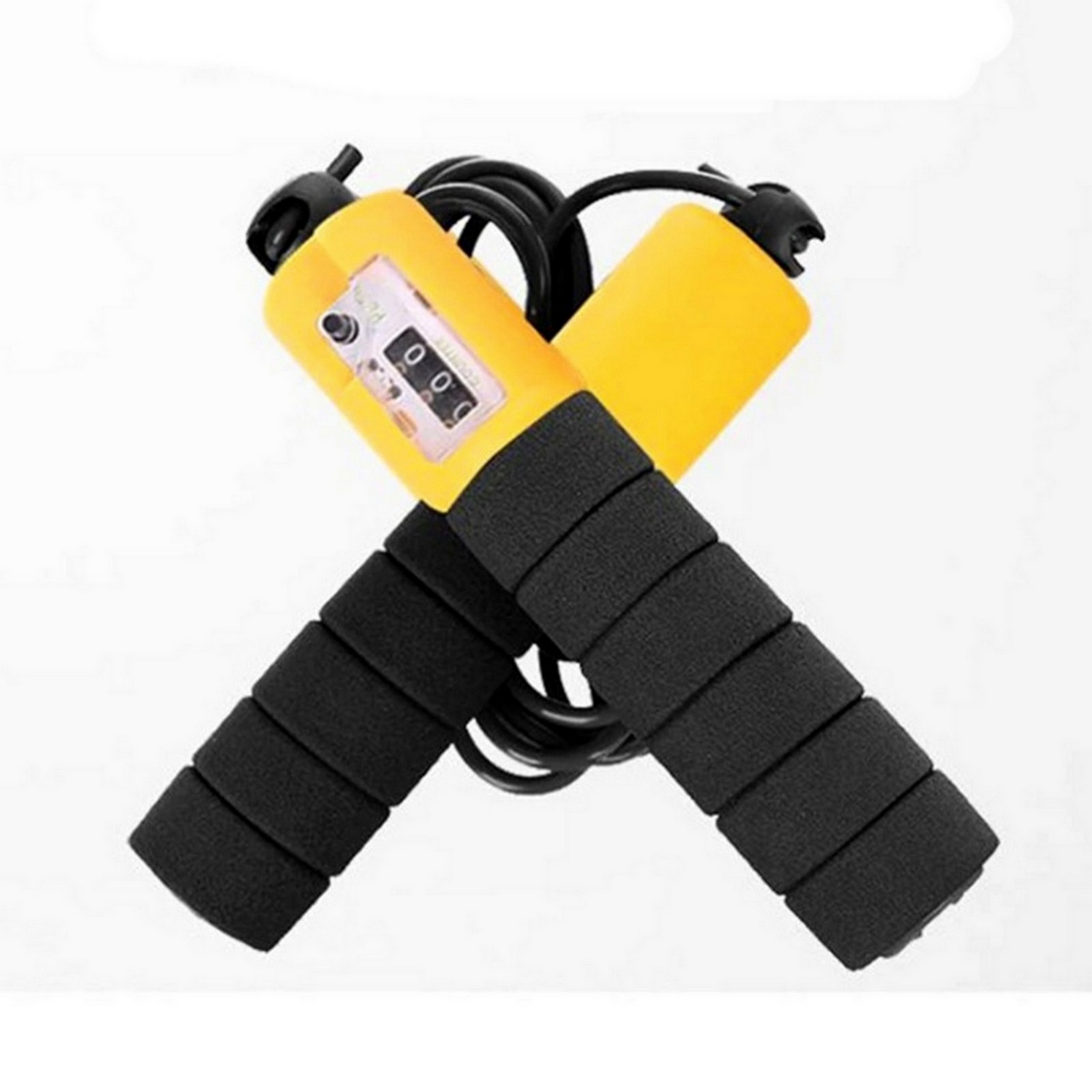 Скакалка с механическим счетчиком прыжков, 287см UnixFit SPRPWCOG оранжевый