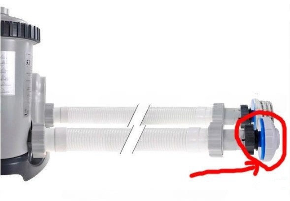 Насадка для входной муфты 32мм 1,25" Intex 12364