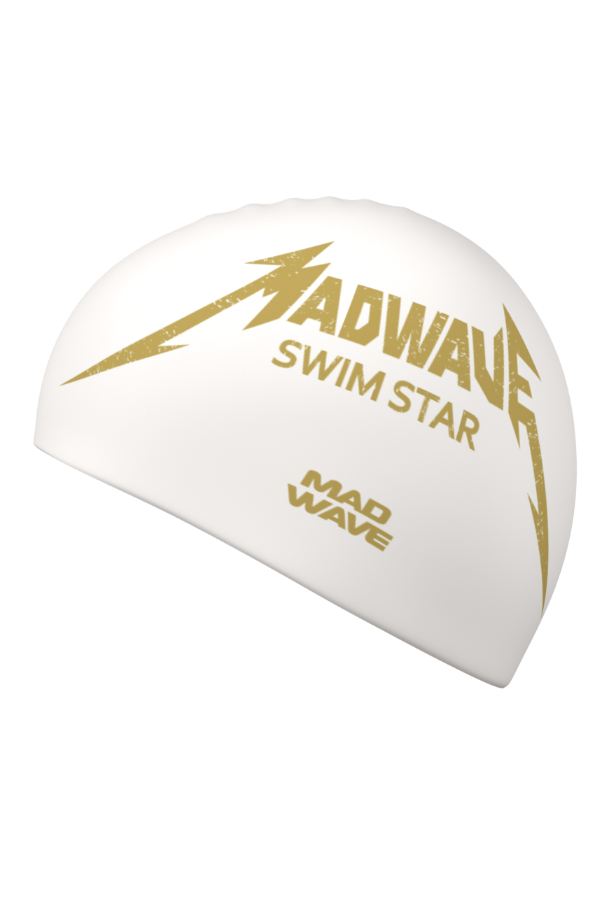 Силиконовая шапочка Mad Wave Swimstar M0555 33 0 02W белый