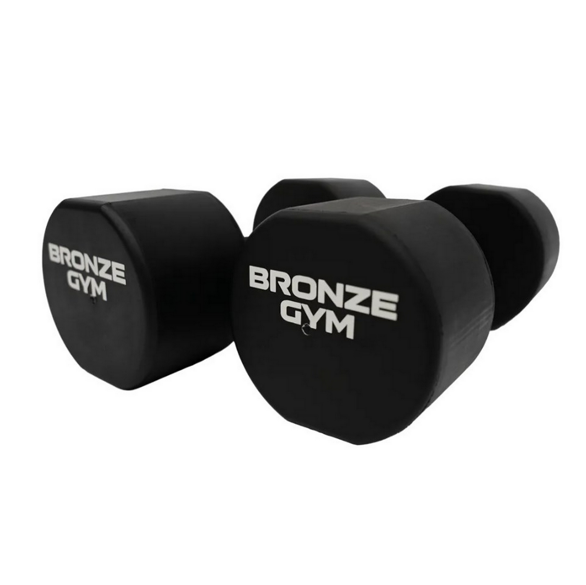 Набор термополиуретановых гантелей 1-10кг - 10пар, шаг 1кг Bronze Gym BGDBTPU01-10