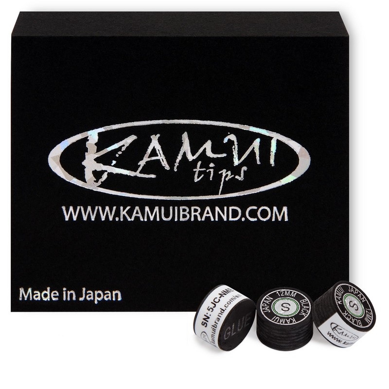 Наклейка для кия Kamui Black d12мм Soft 1шт 05236