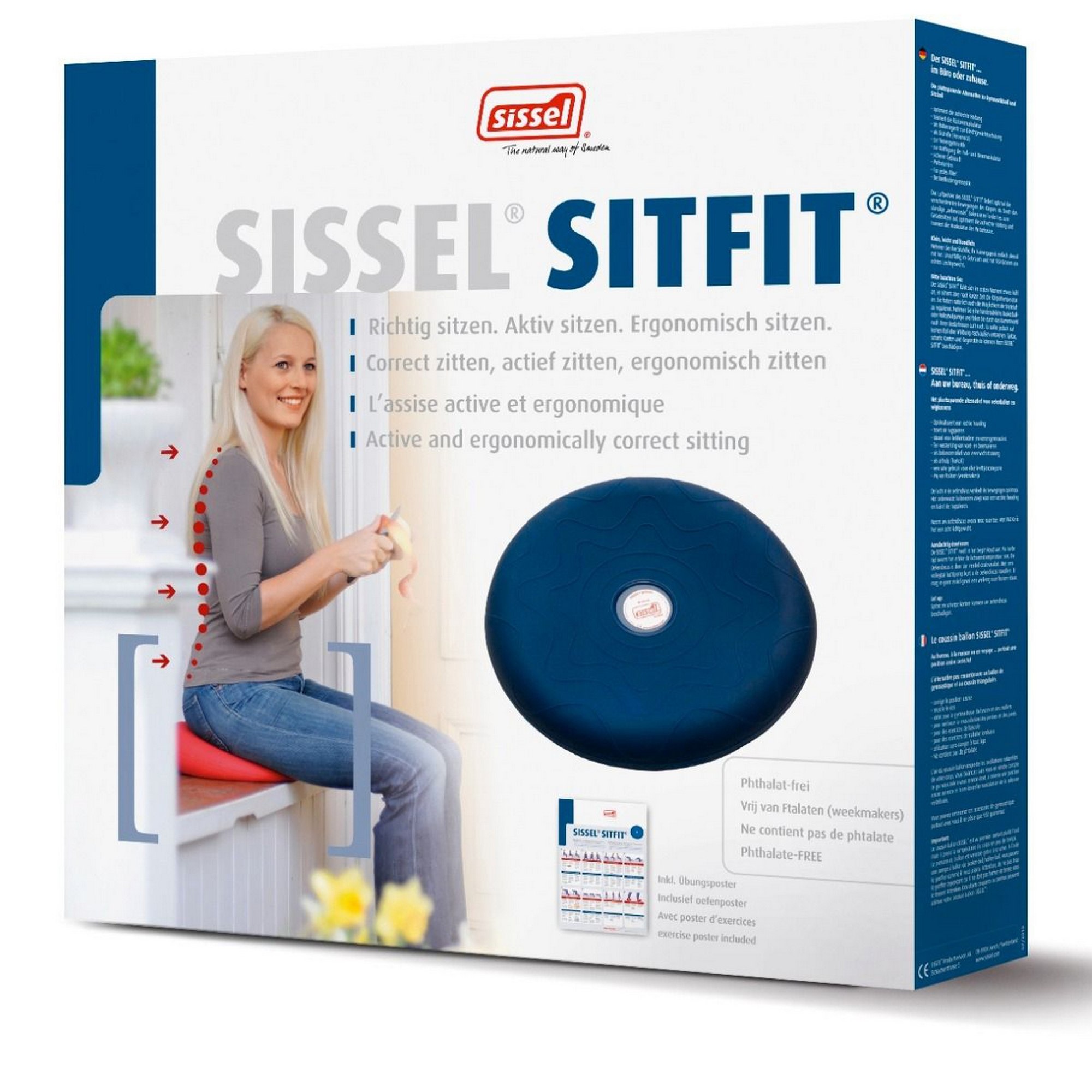 Балансировочный диск длина 33см SISSEL SITFIT 160.104 синий