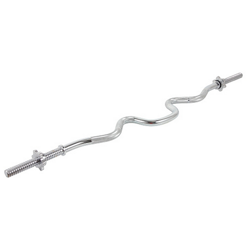 Гриф Z-образный d25мм, 1,2м, макс.вес 150кг + 2 замка-гайки Start UP HD6509