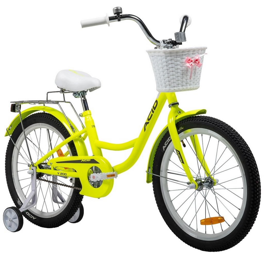 Велосипед 20" Acid Y 200 2026 056347 Neon Yellow\Dark Gray