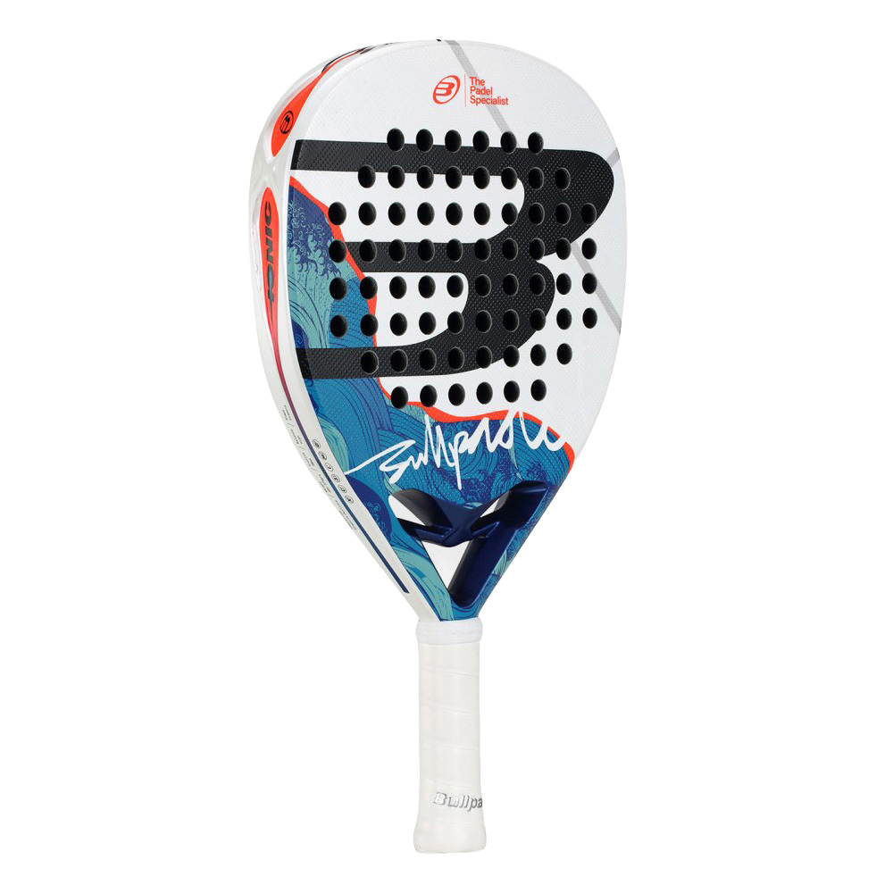 Ракетка для падела, для продв. игроков, стекловолокно Bullpadel Ionic Power 26 494411 сине-белый