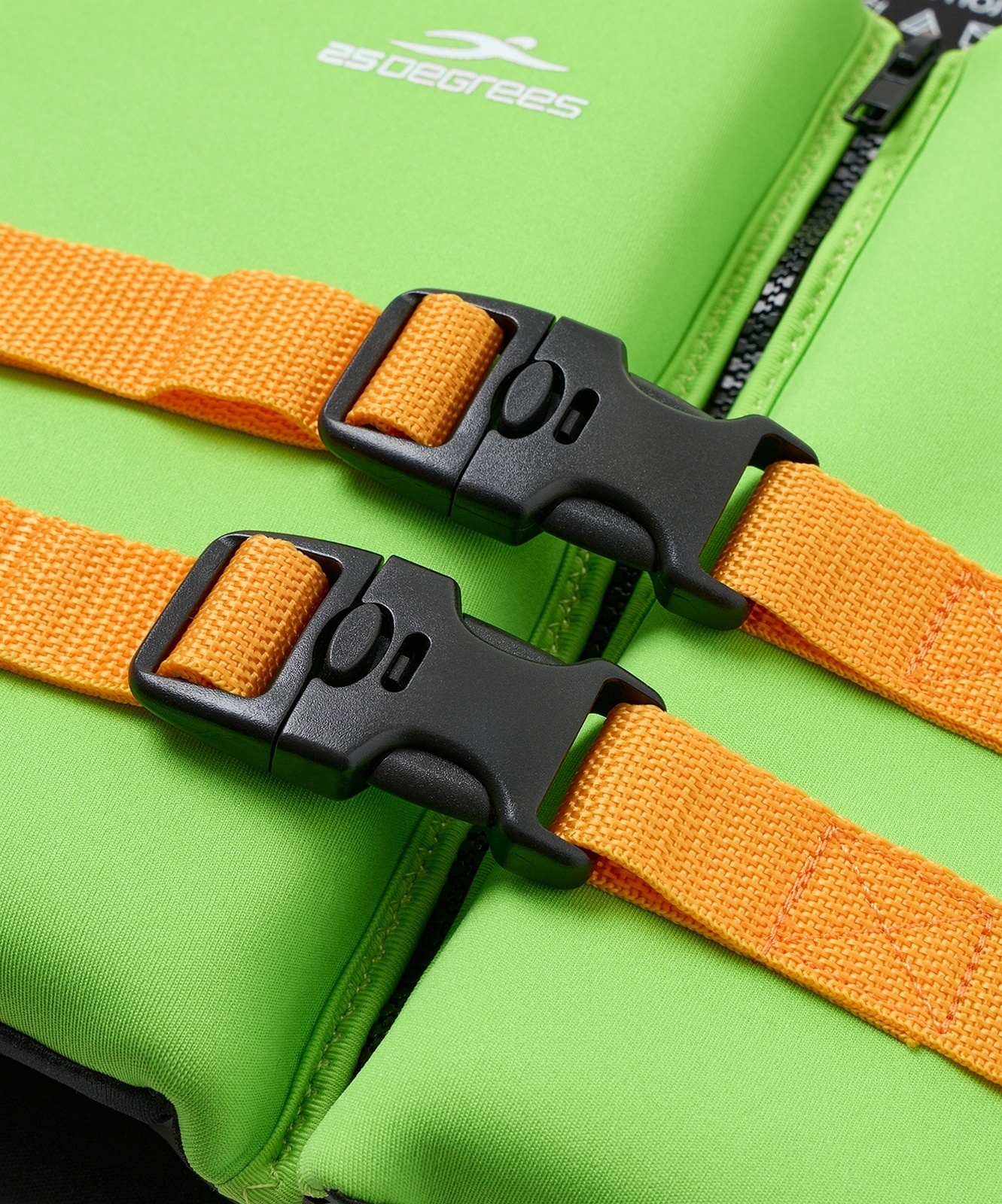 Жилет для плавания, детский 25DEGREES Tropic Green\Orange