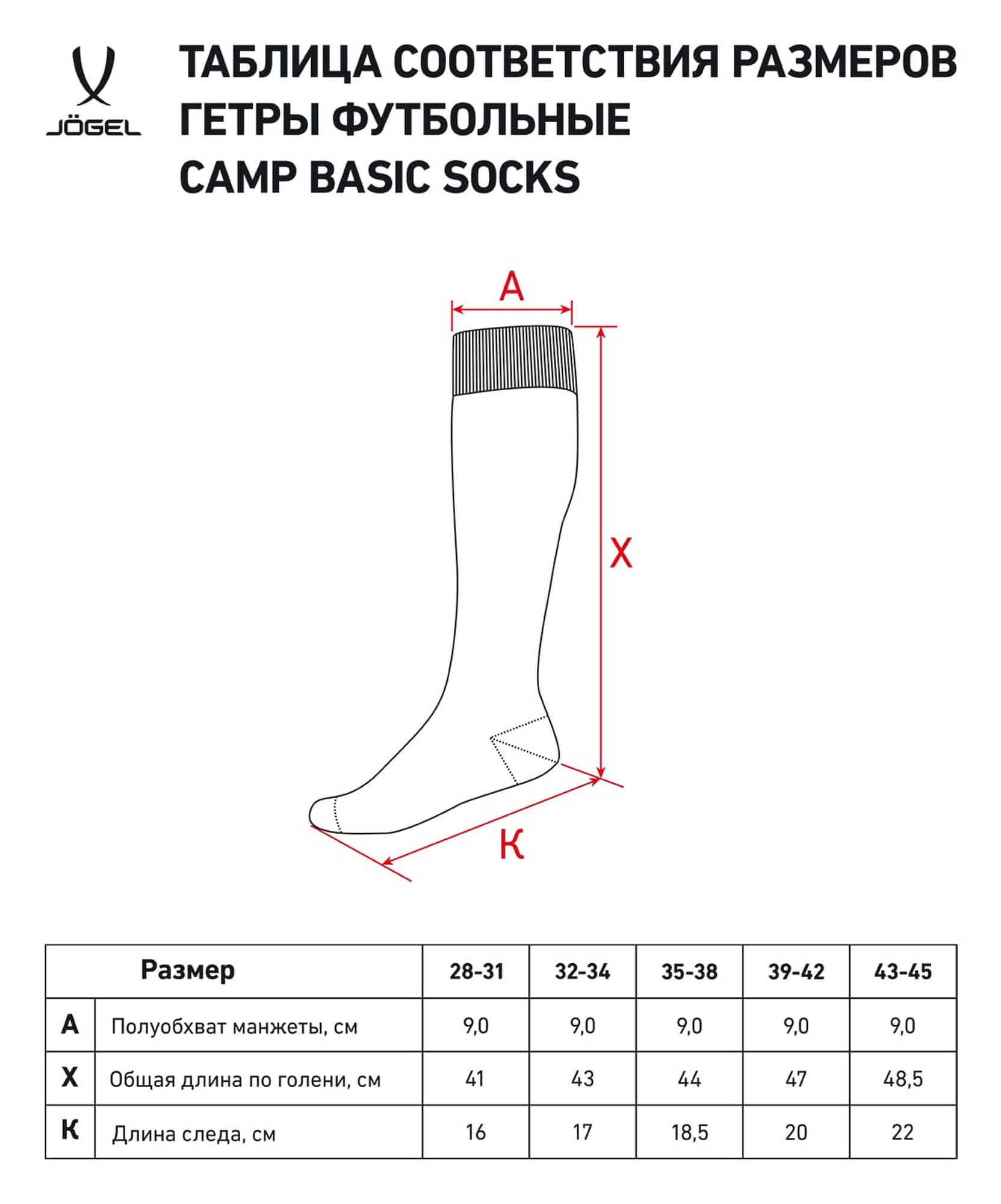 Гетры футбольные Jogel Camp Basic Socks, зеленый\серый\белый