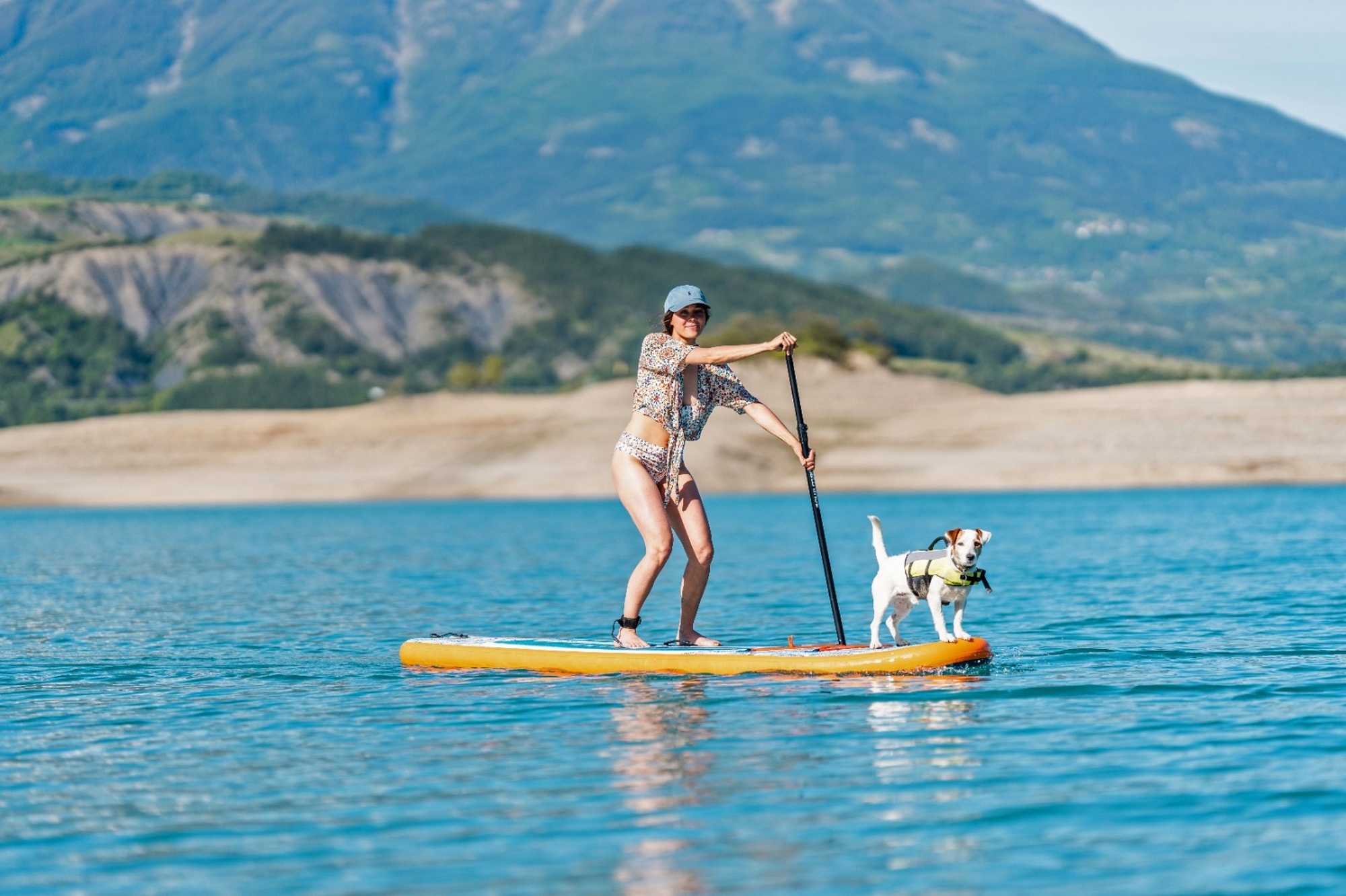 SUP-доска 310х79х12см, насос, алюм. весло, лиш, киль, сумка, до 110 кг Aqua Marina All-Round iSUP Tropic 10'2 PA-25T310