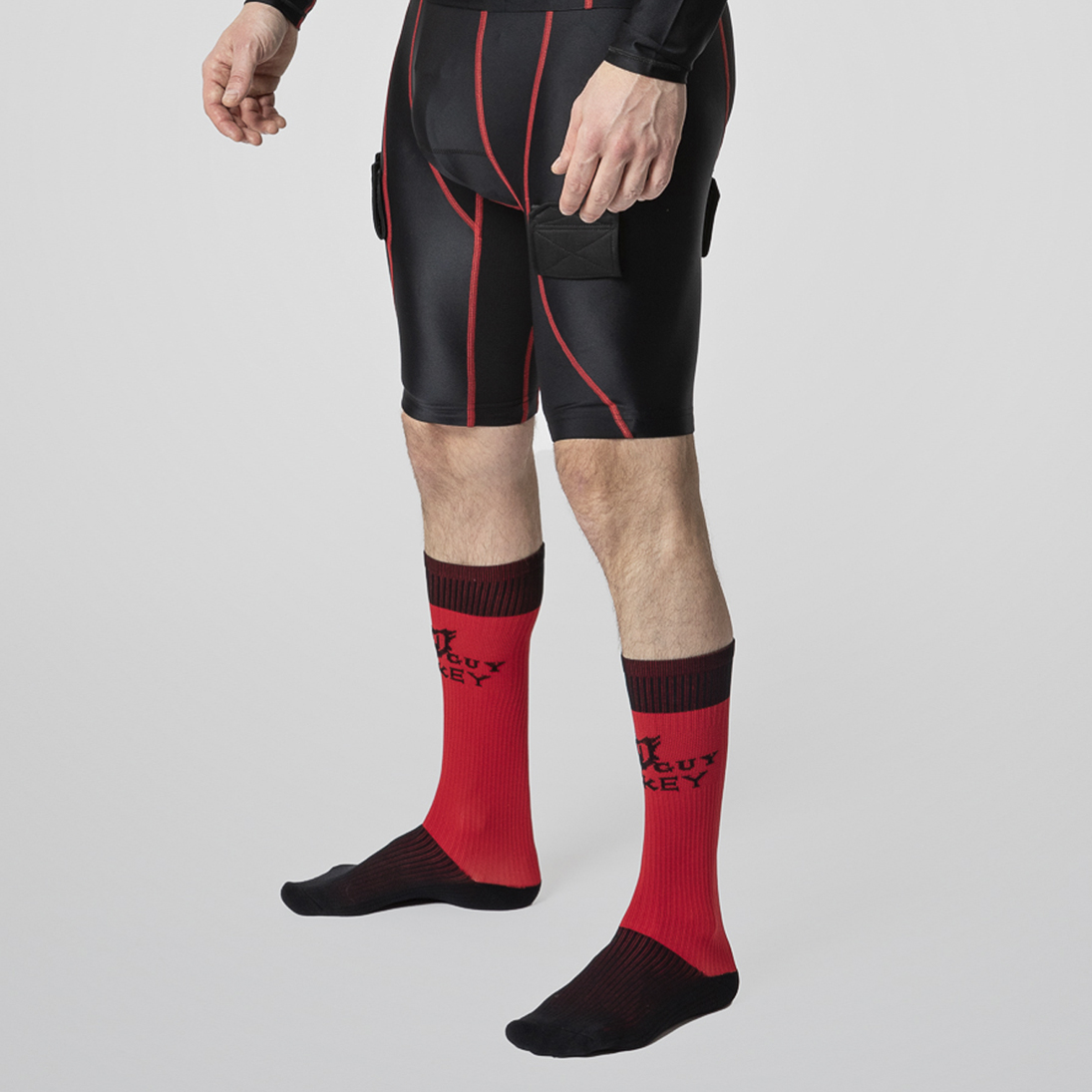 Шорты с защитной пластиковой раковиной Mad Guy Pro Compression JR
