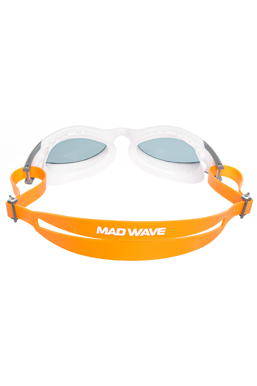 Очки для плавания Mad Wave Flame II M0424 19 0 12W серебро