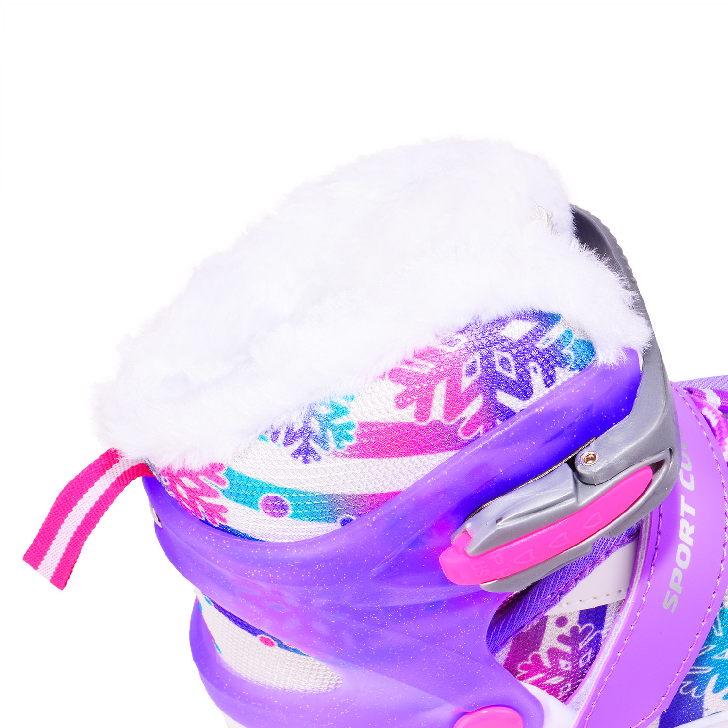 Раздвижные коньки (с мехом) Sport Collection CK-SK1105 violet
