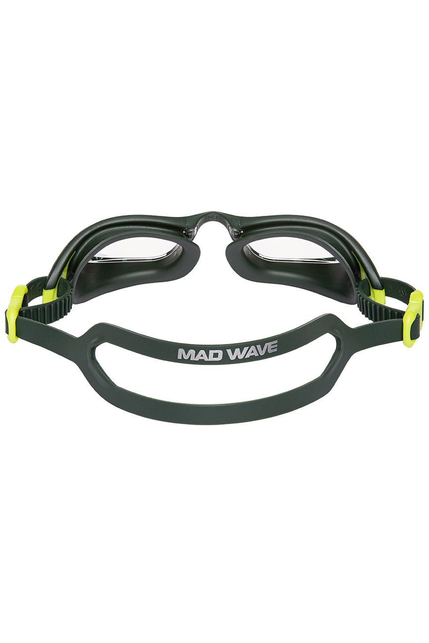 Очки для плавания Mad Wave Aquarius M0424 25 0 10W зеленый