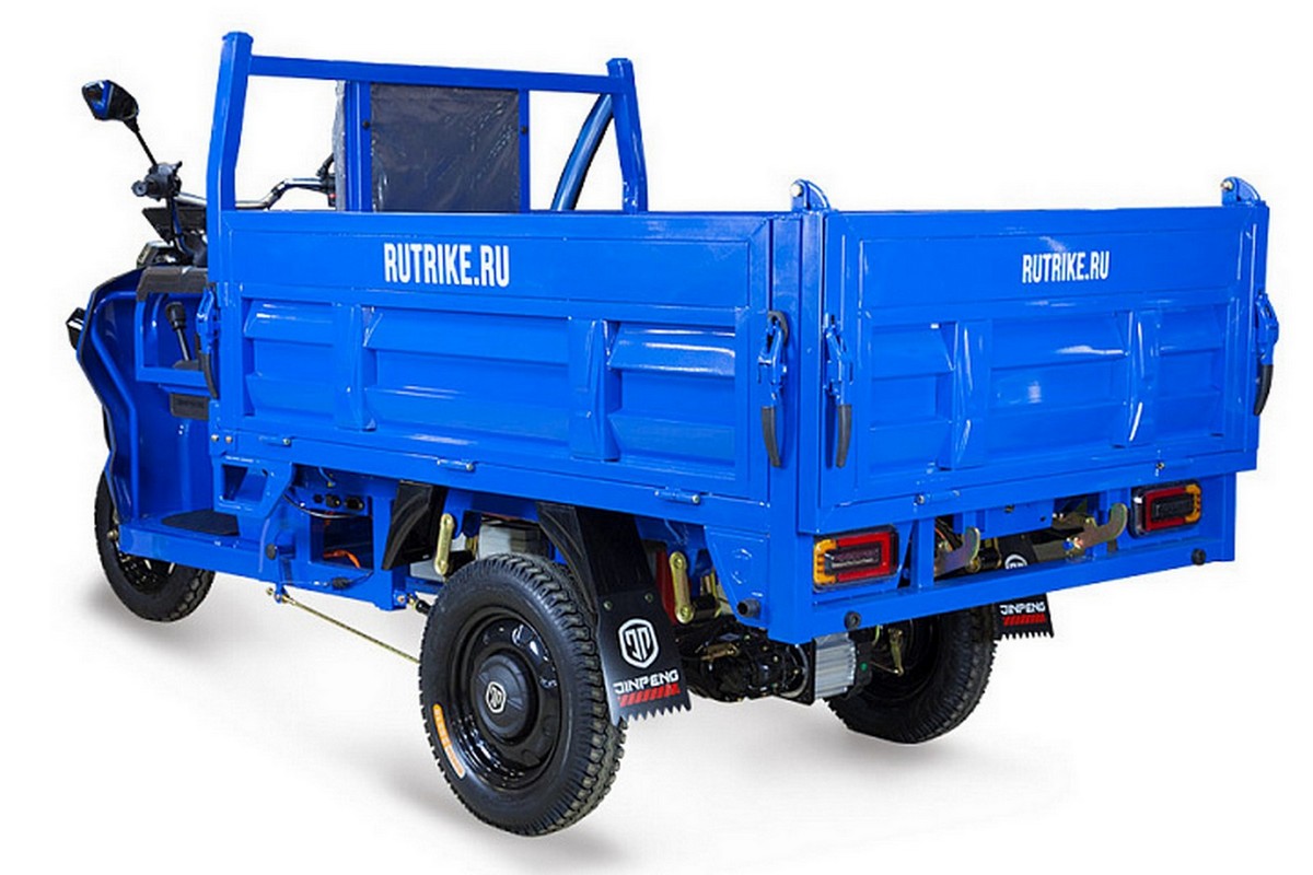 Грузовой электрический трицикл RuTrike D5 1700 гидравлика (60V1200W) 024732-2798 темно-зеленый