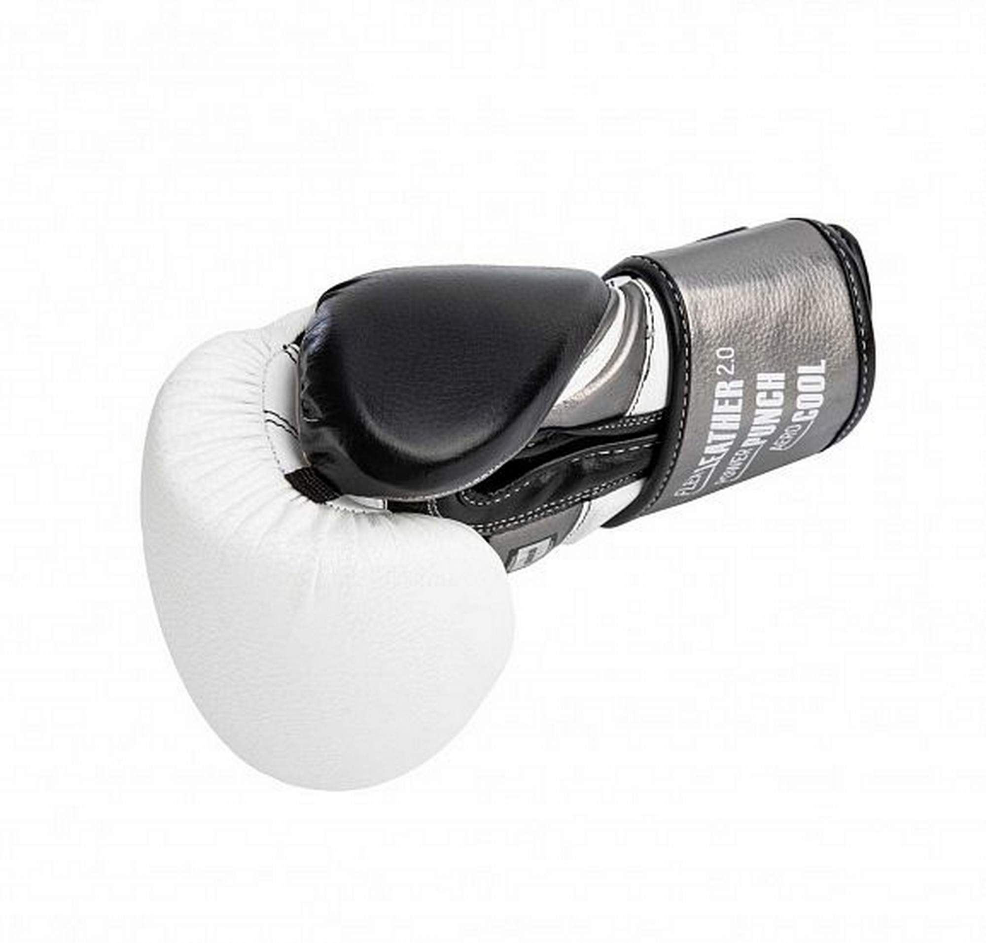Перчатки боксерские Clinch Punch 2.0 C141 бело-черно-бронзовый