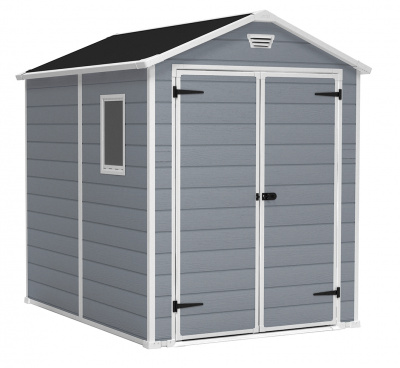 Сарай "Манор 6x8DD", 177х230 см, серый