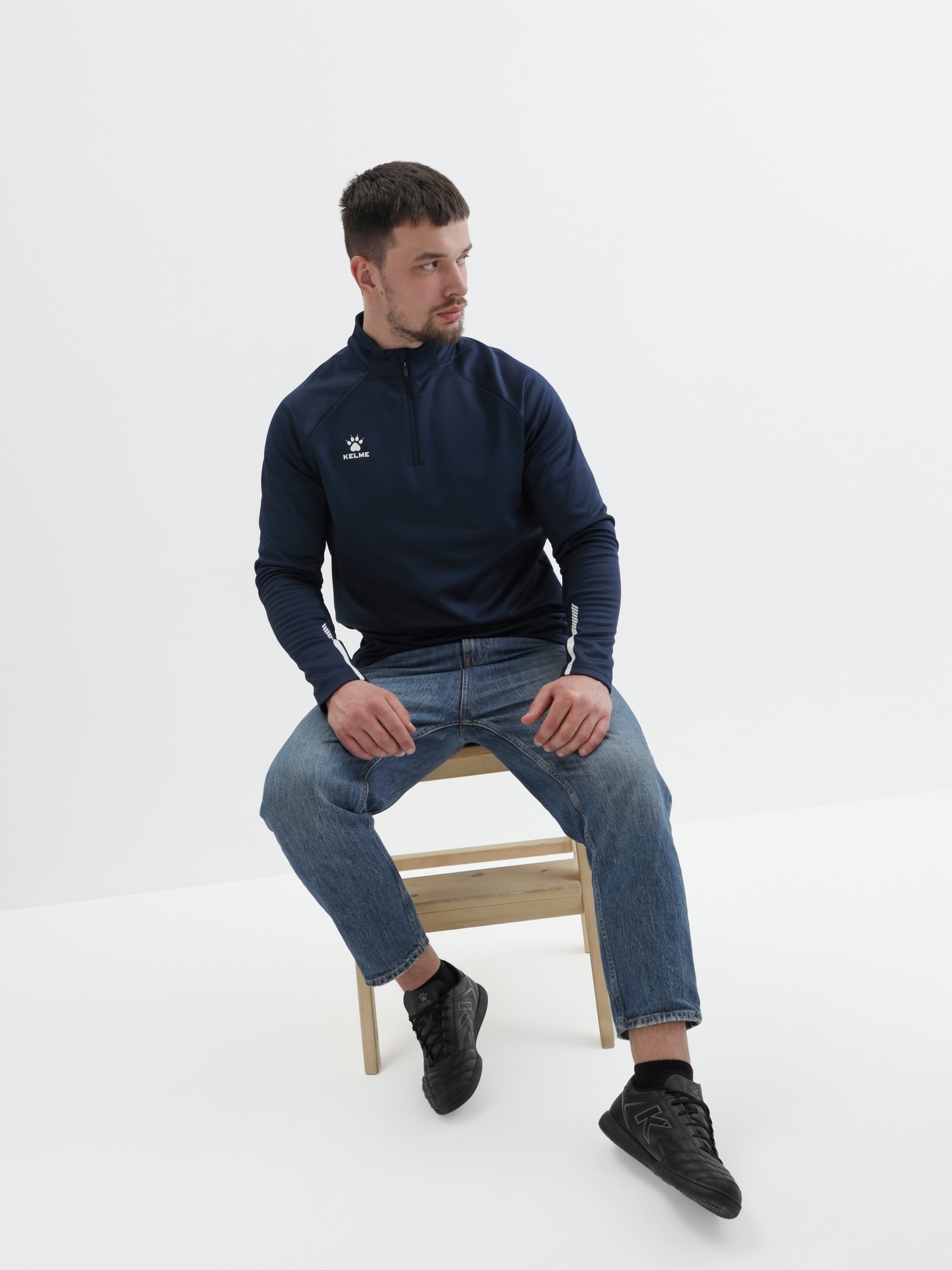 Олимпийка Kelme Pullover (fleece) 7461TT1052-416 Dark Blue